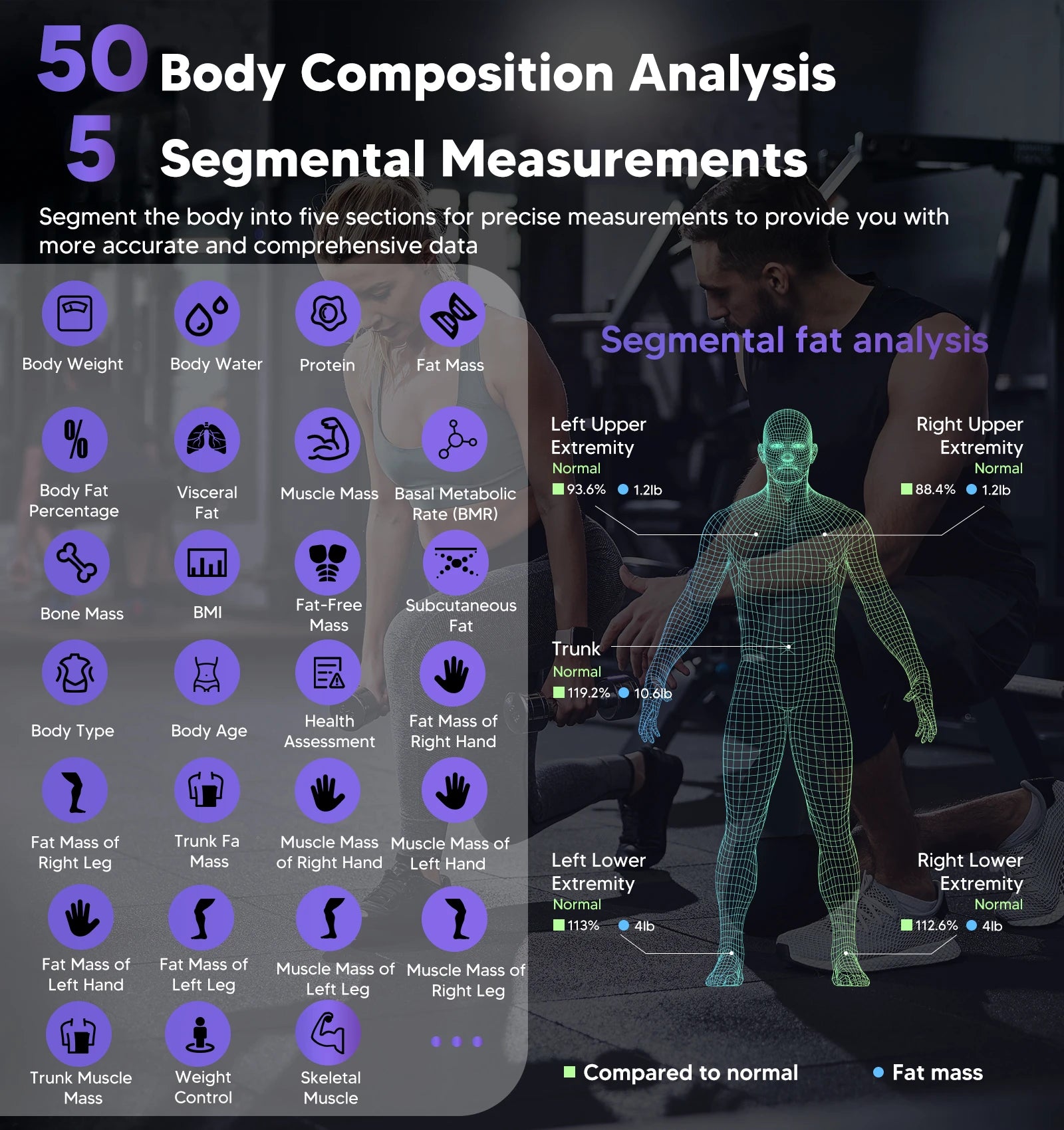 GE Segmental Body Composition Scale CS10G
