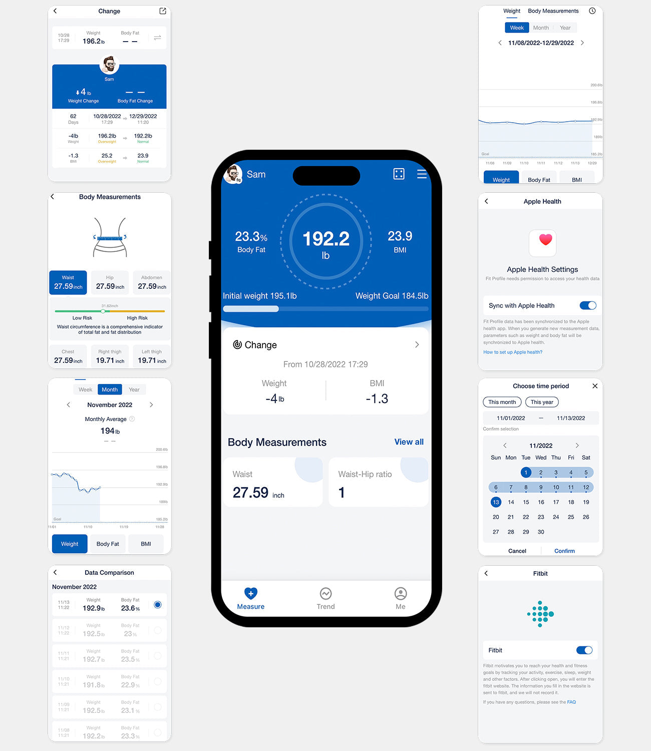 Fit Profile app feature visual