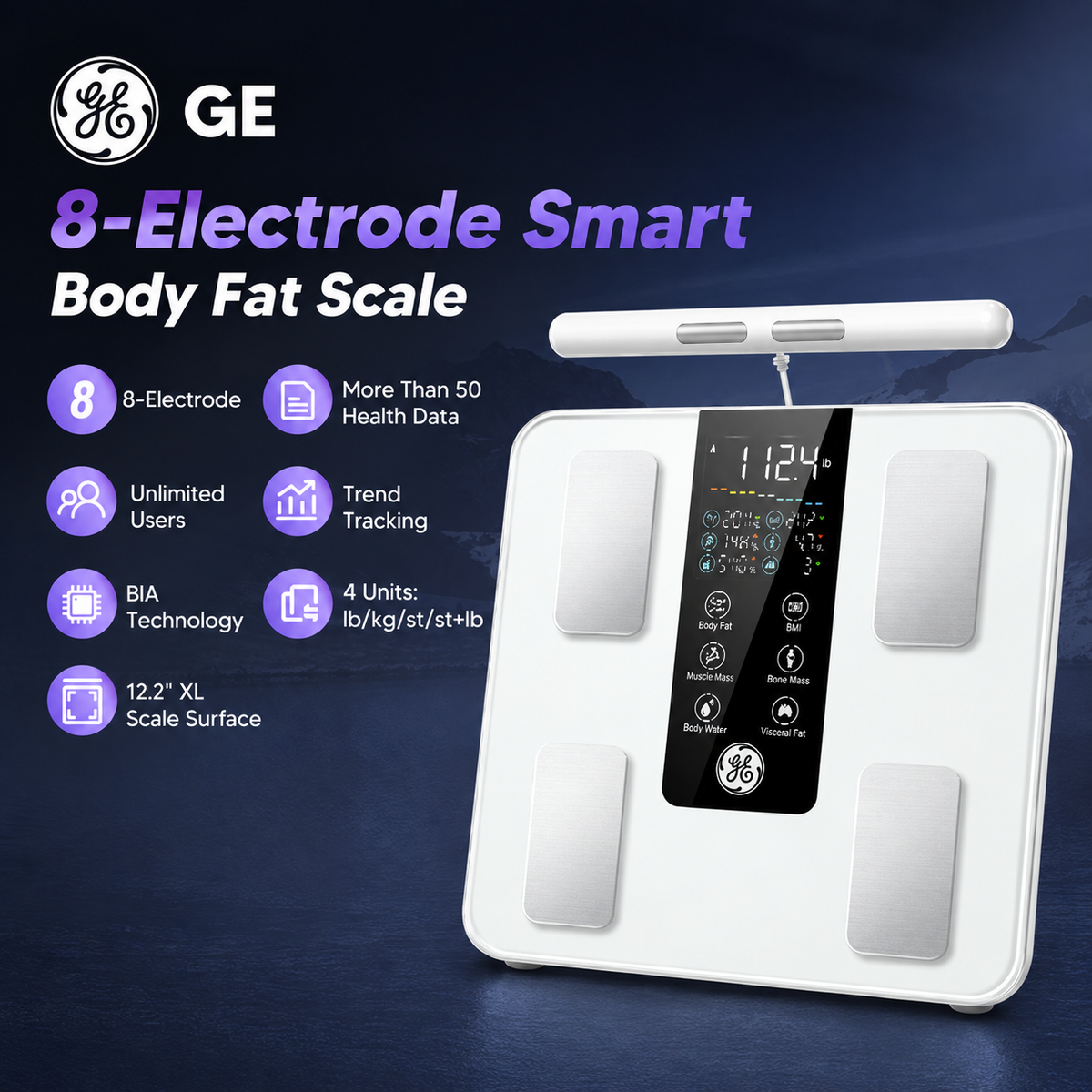 Trade in GE Segmental BodyComposition Scale CS10G（white）