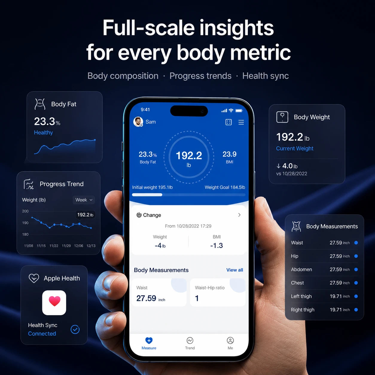 GE Segmental Body Composition Scale CS10G